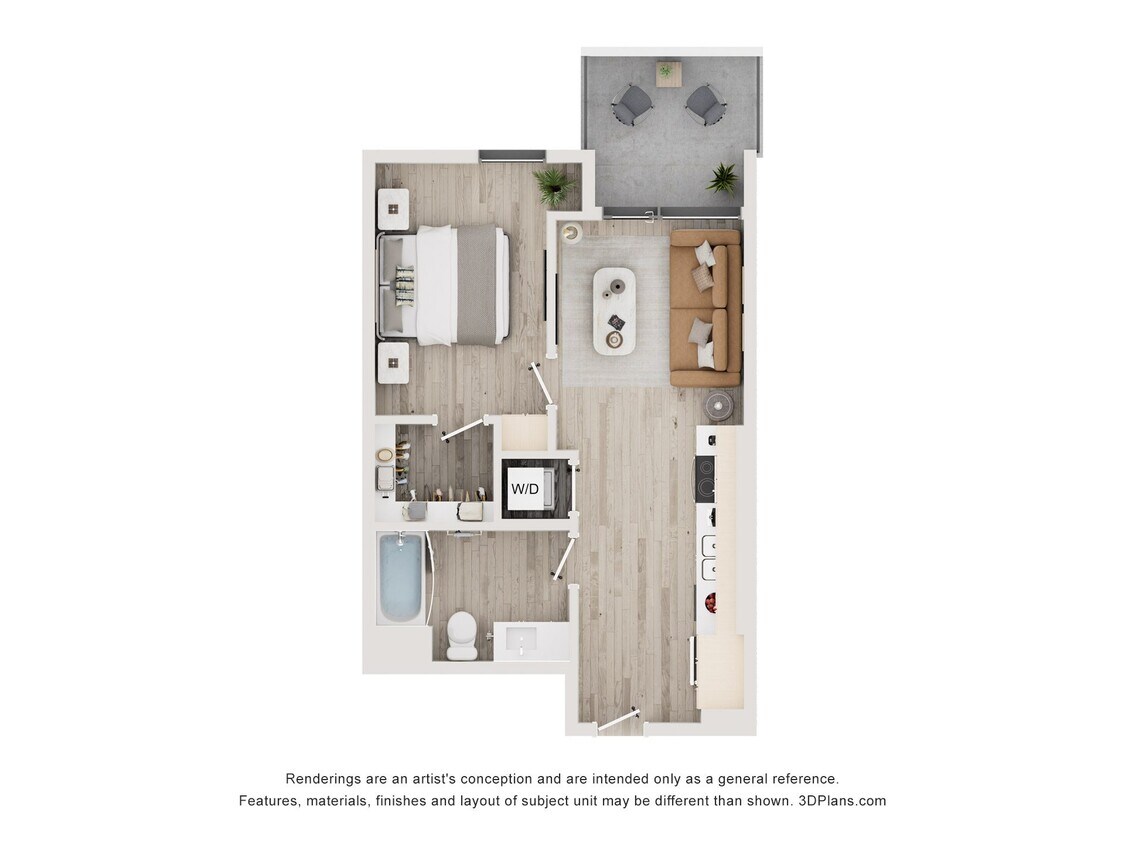 Floor Plan - 1B1