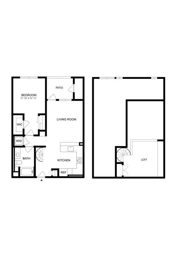 Floor Plan - A2B - Loft