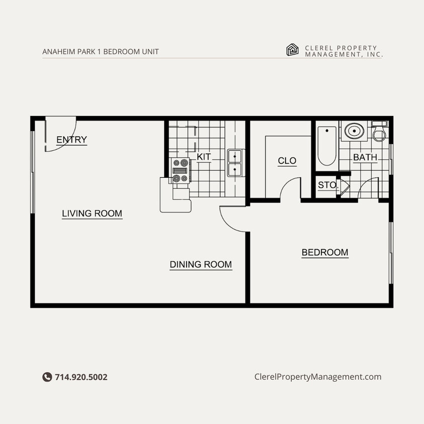 Floor Plan - 1+1