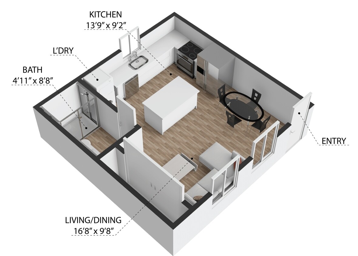 Floor Plan - Studio
