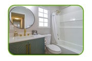 moderm bathroom - 22306 Hart St House