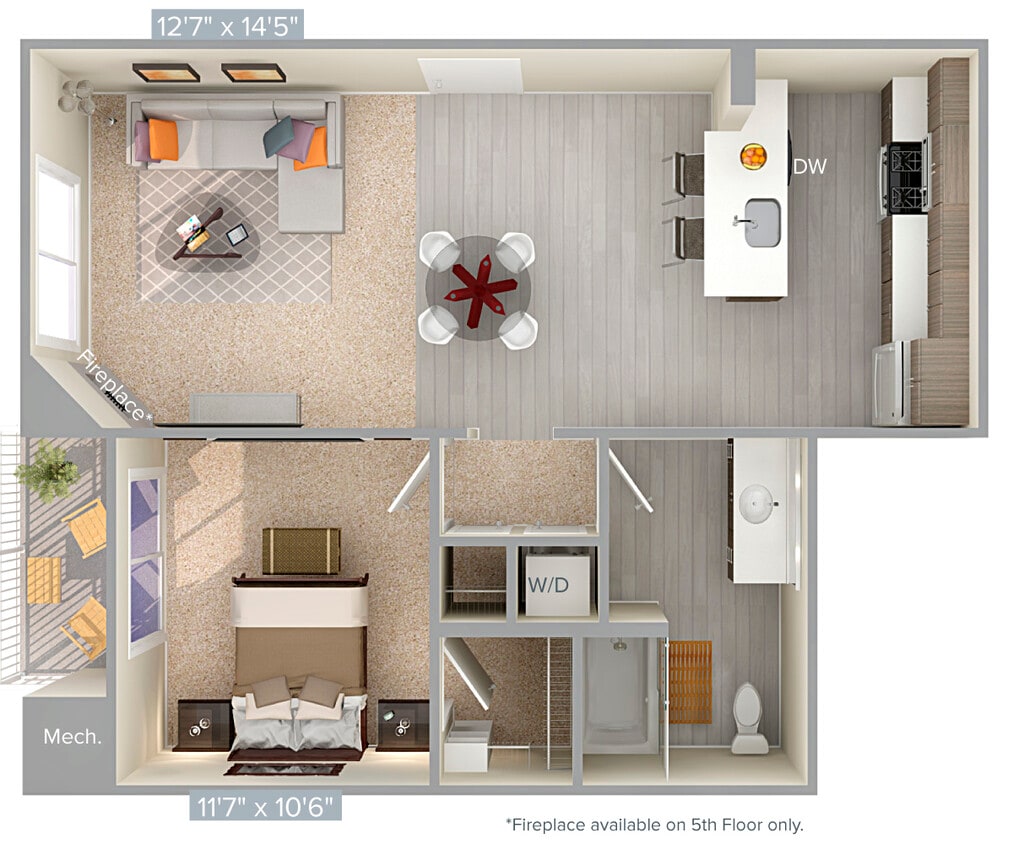 Floor Plan - A4-1-770sq