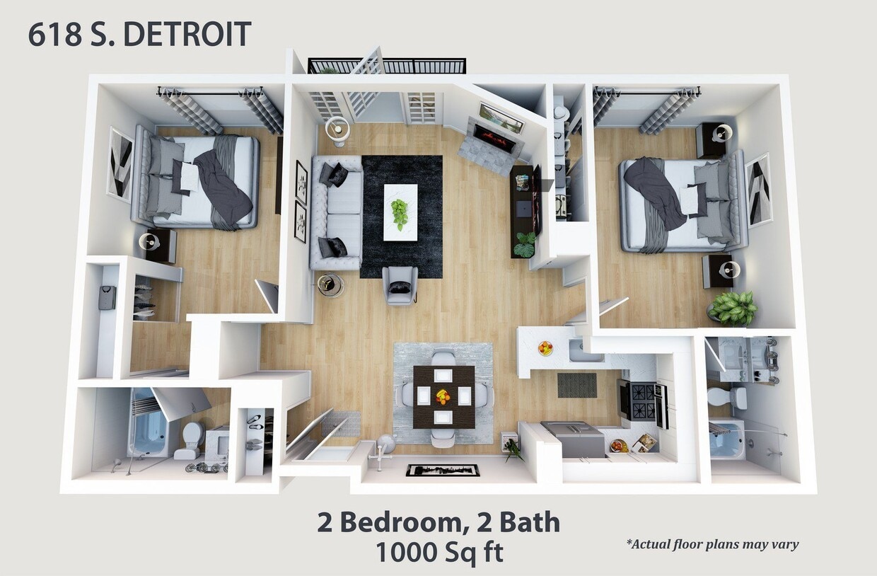 Floor Plan - 2 Bedroom
