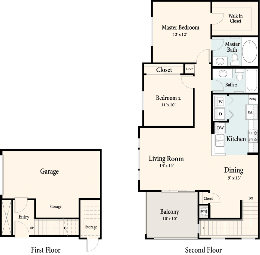 Floor Plan - The Fallenleaf