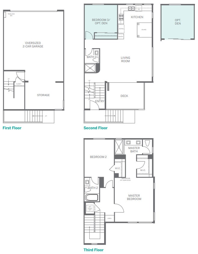 Arden, 3, 3 bed, 3 bath, 1486 sq ft - 3