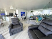 75" TV, fireplace and relaxing furniture - 1710 Avenida del Mundo Unit 1407
