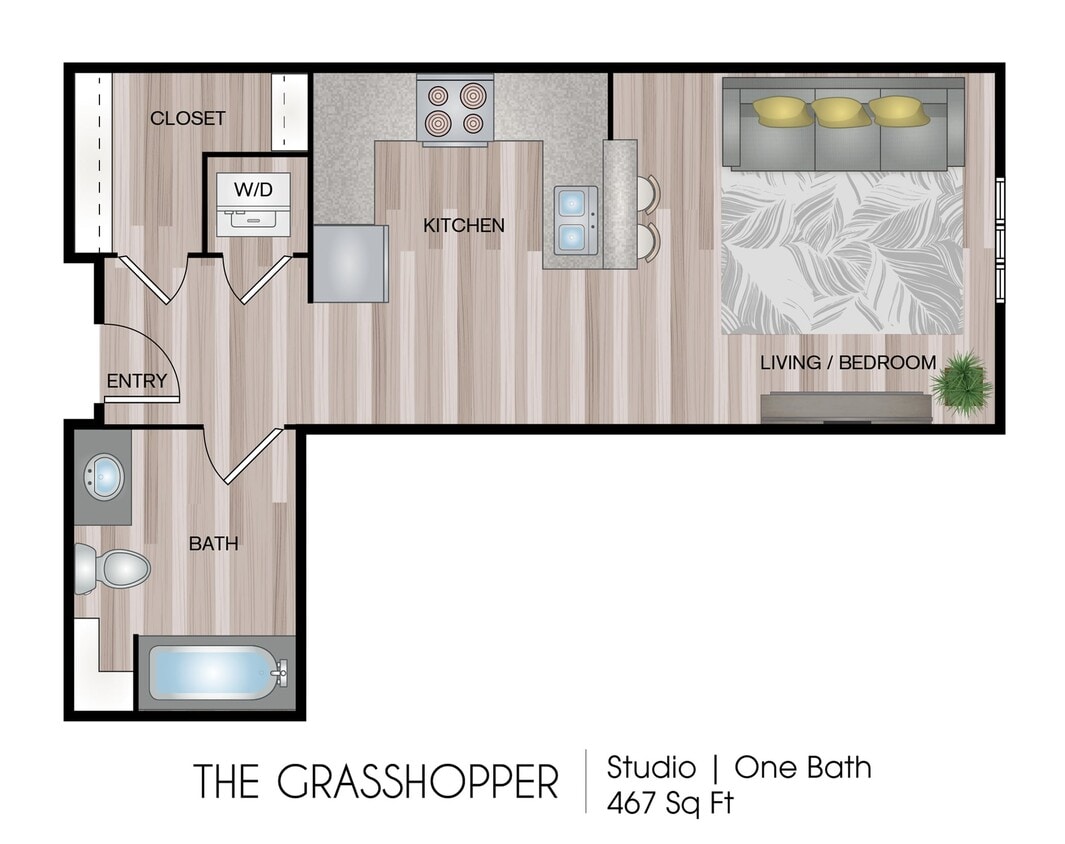 465 sq ft - The Grasshopper (Grand)