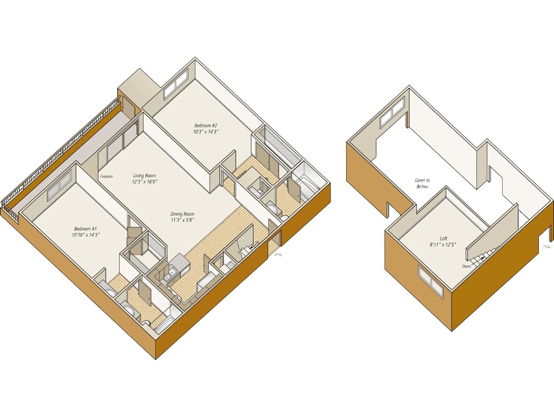 Floor Plan - B2LR