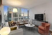 Living Room - 1325 Pacific Hwy Unit 2704 Luxury Condo