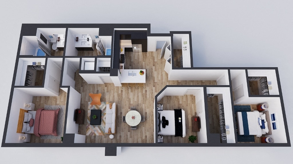 Floor Plan - 3 Bedroom D3