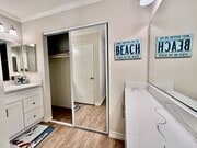Studio vanity/closet model - Beach House Apartments