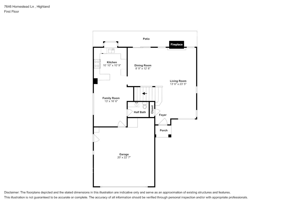3D Tour - 7646 Homestead Ln