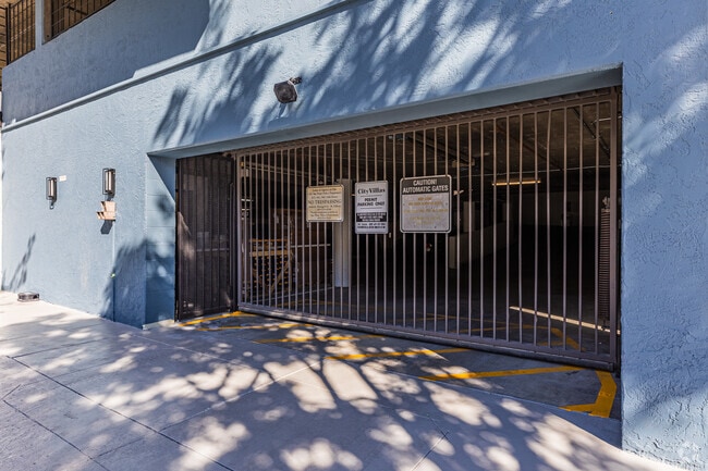 Garage Entrance - City Villas Apartments