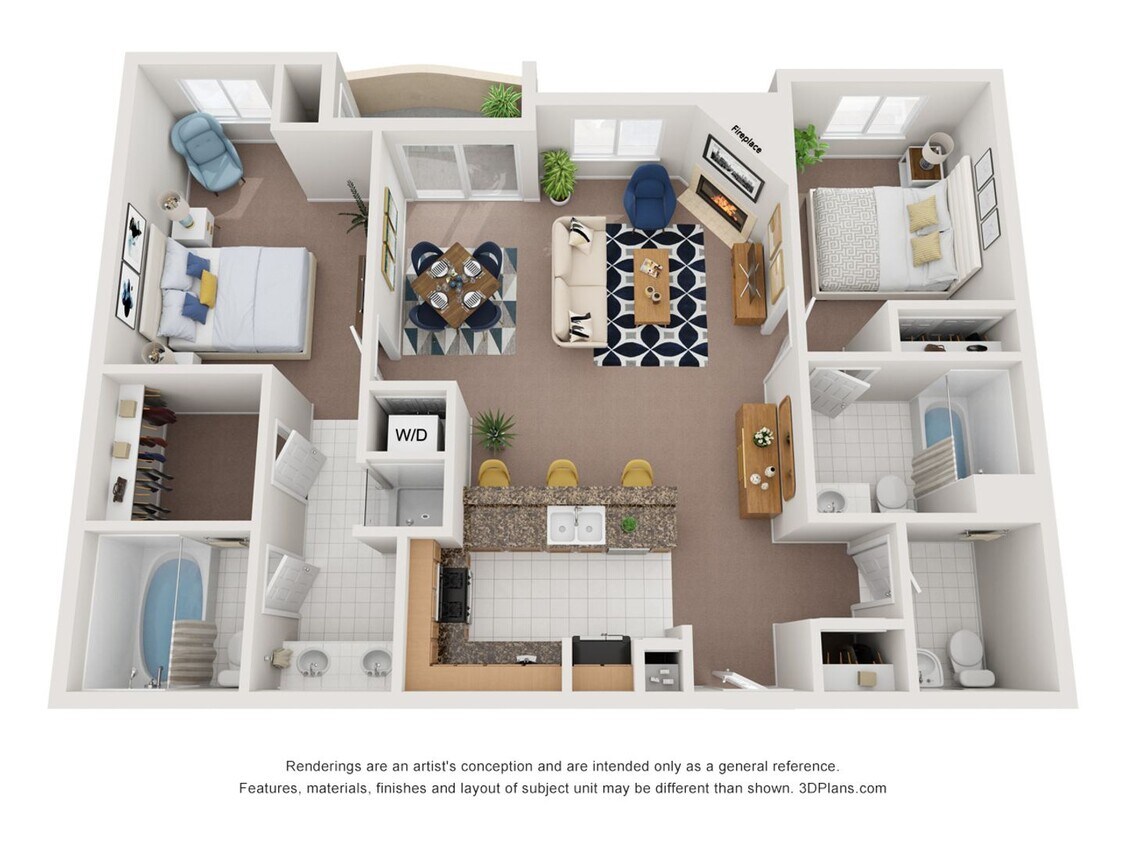 Floor Plan - 2x2.5F-1207