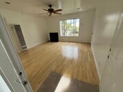 Living room heater and fireplace - 1457 S Holt Ave Unit 1BR 1 BT