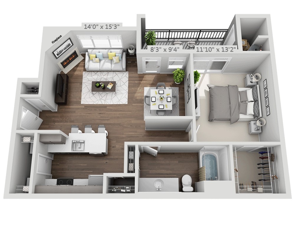 Floor Plan - Plan A1C