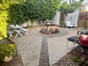 Private large backyard with lemon tree and outdoor furniture and grill - 1248 N Citrus Ave Unit citruscasita