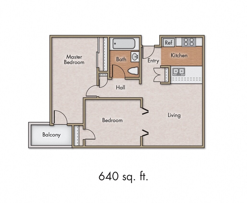 Floor Plan - 2 Bedroom