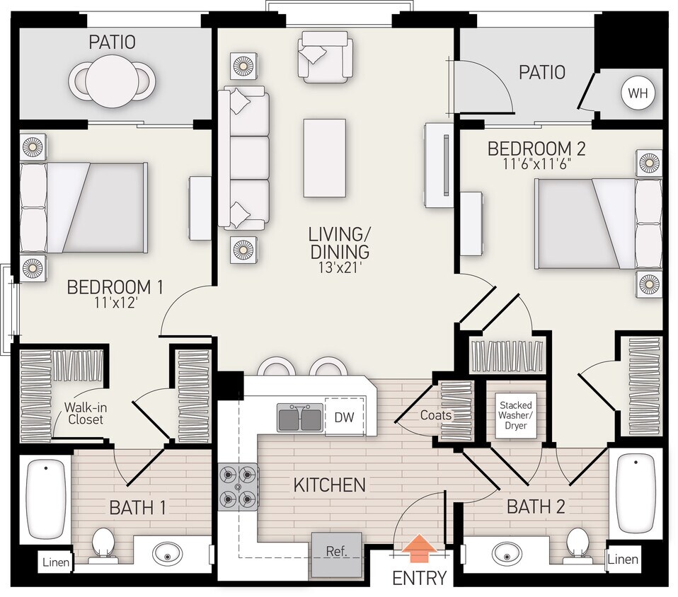Floor Plan - Cambria - Plan 21