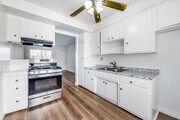 2BR, 1BA - 710SF - Kitchen - The Westwood Apartments