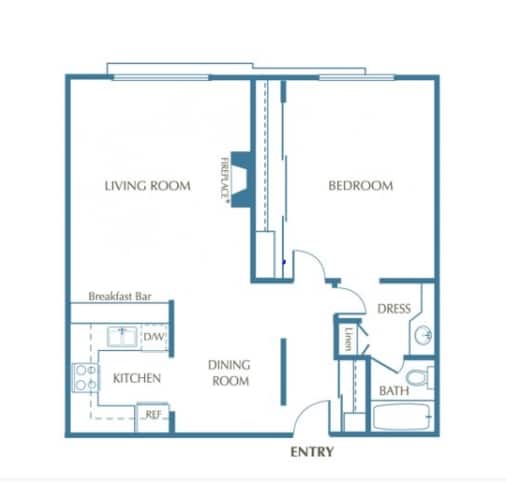 The Montana - 1 Bed 1 Bath