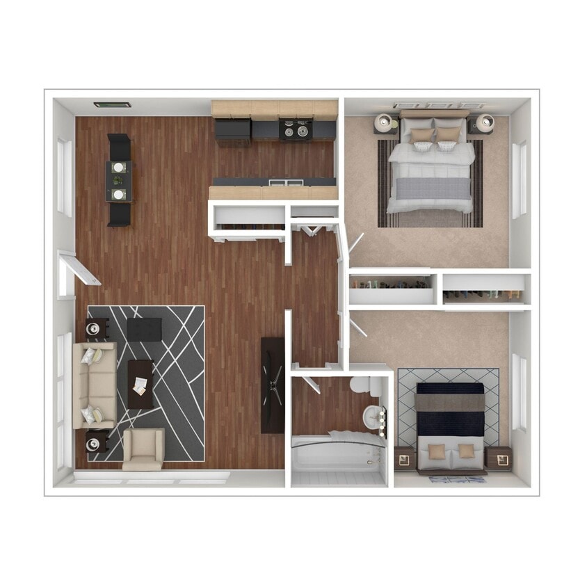 Floor Plan - 2 Bedroom