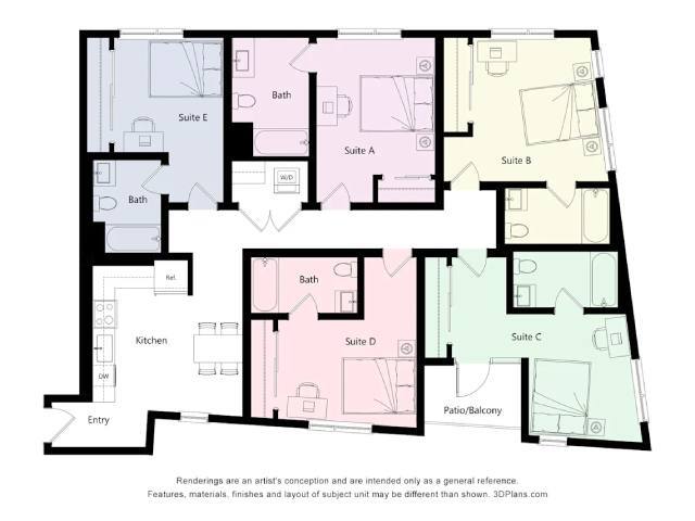 Floor Plan - 5D1