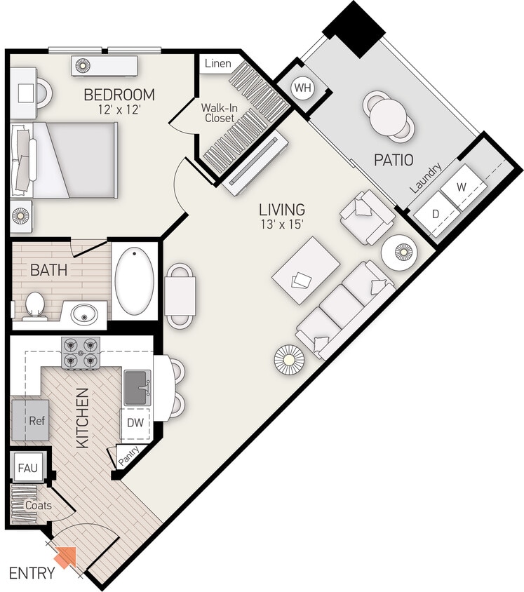 Floor Plan - Loggia - Plan 7