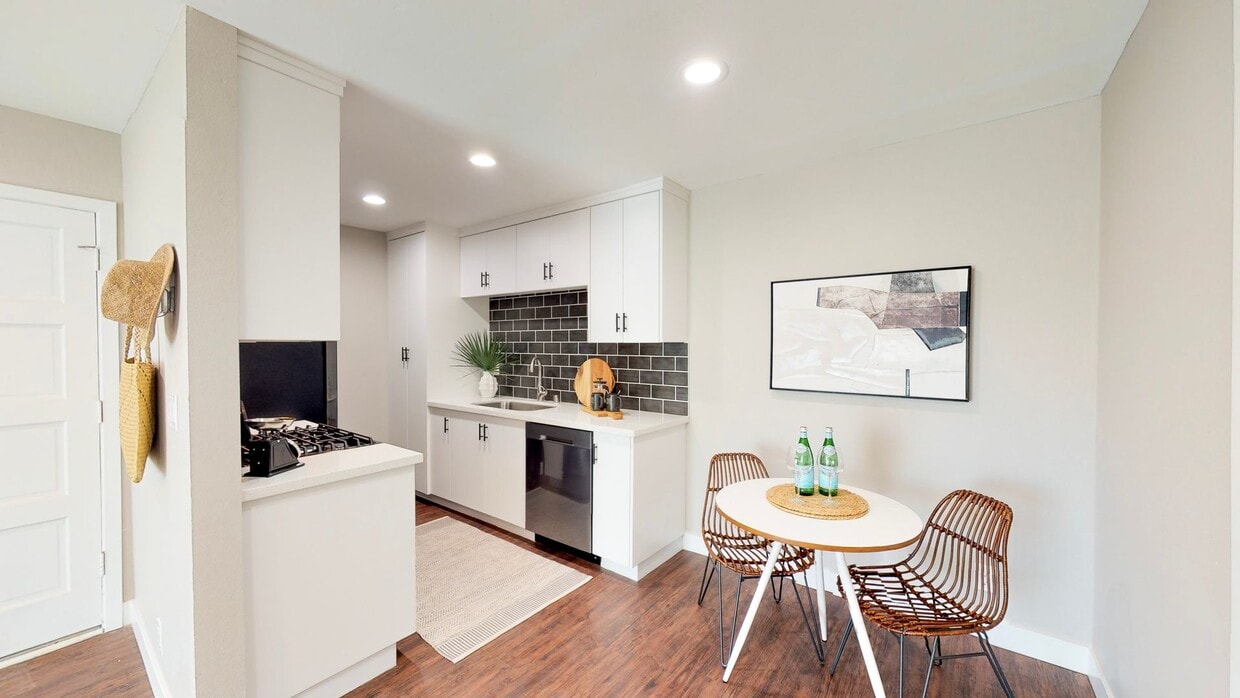 Floor Plan - 1 bd 1 bath 592sqft