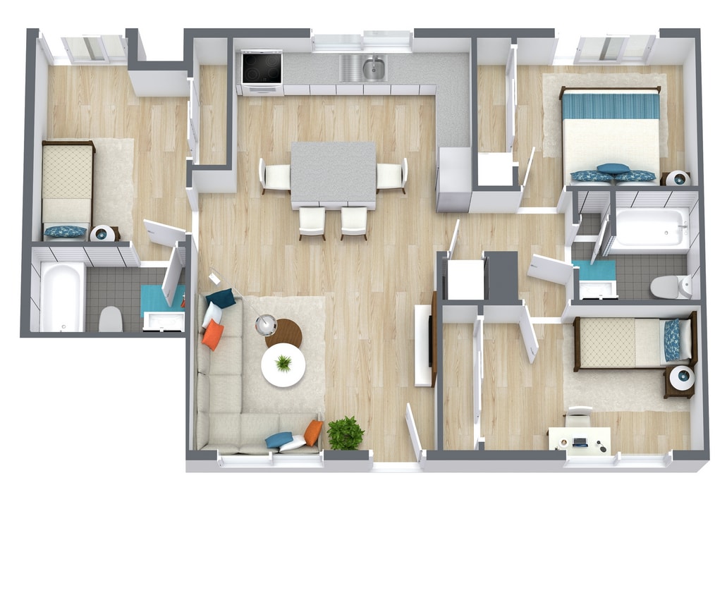 Floor Plan - Unit 1