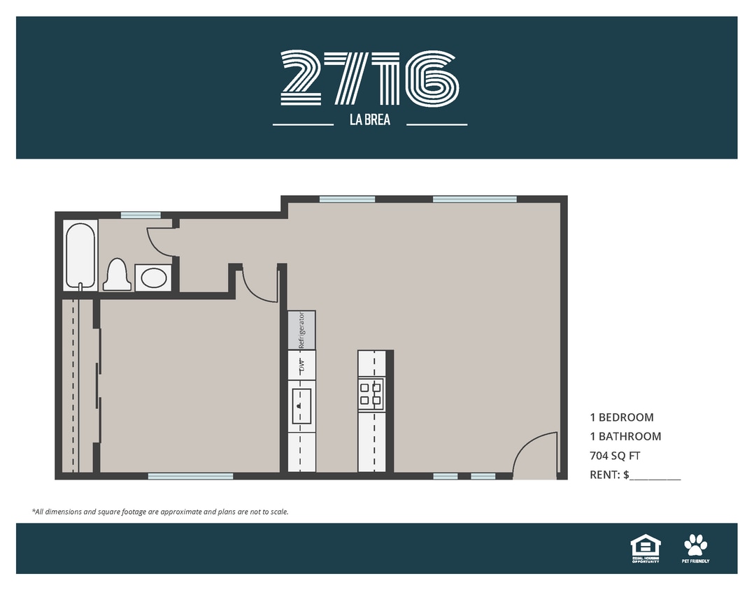 Floor Plan - 1b1ba