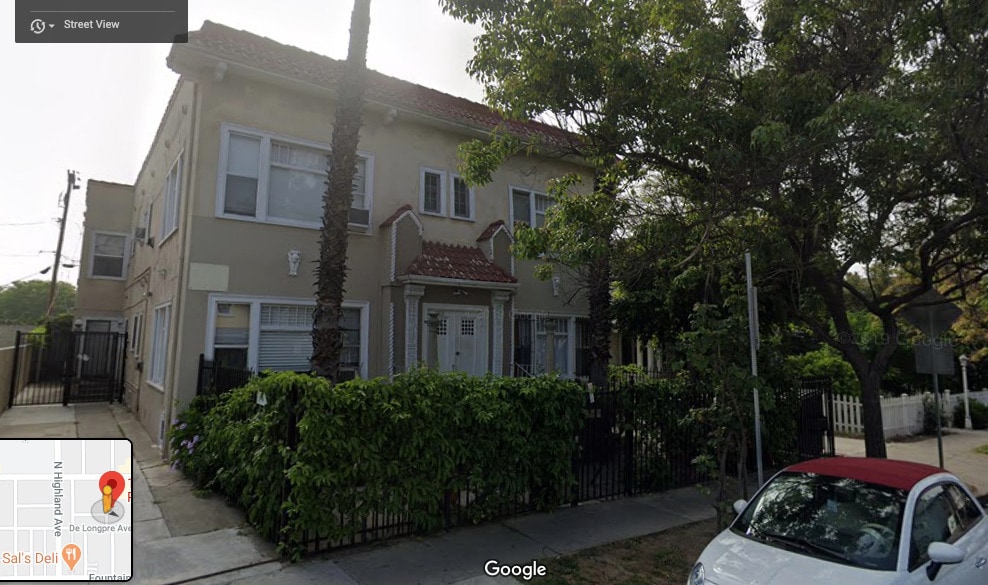 Street view - 1418 N Las Palmas Ave