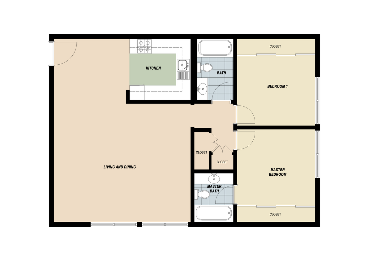 Floor Plan - 2 + 2