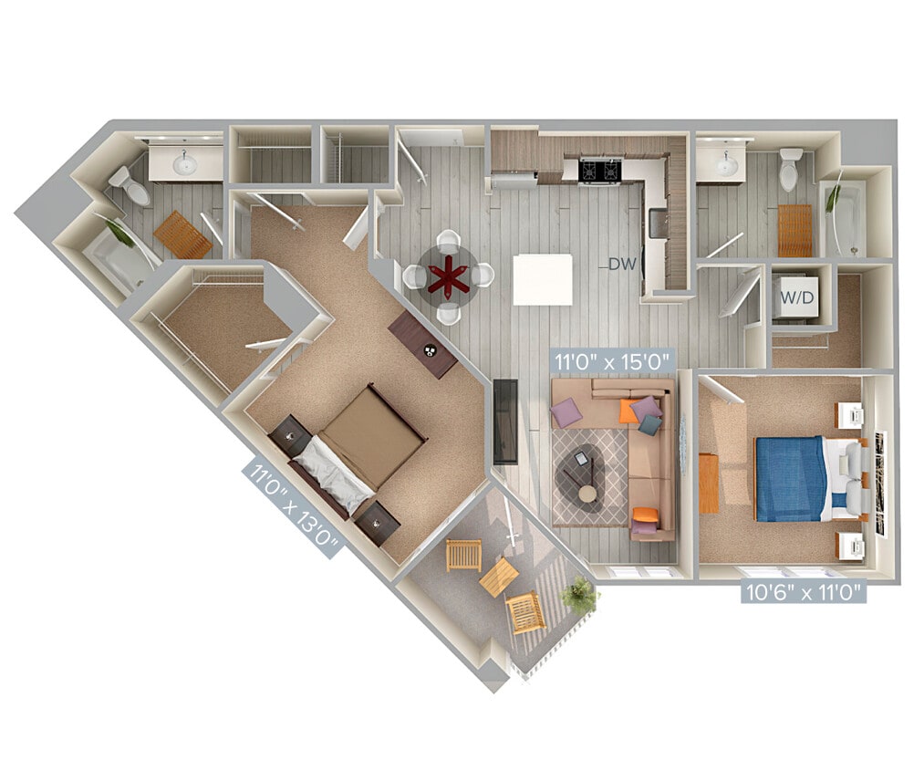 Floor Plan - B2-1010