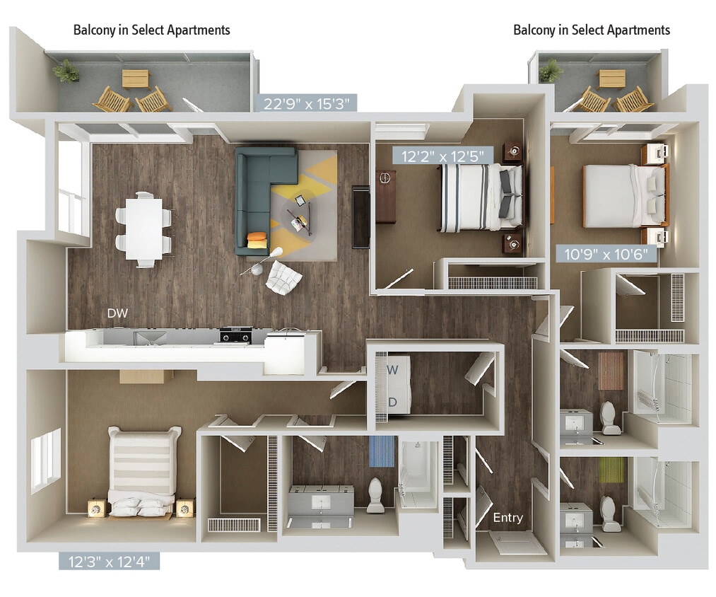 Floor Plan - C8-1524