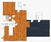all hardwood - 1011 Hill St Apartments Unit B