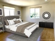 master bedrm w virtual furniture and deco - 712 Pacific St Unit 3