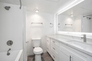 Studio, 1BA - 580SF - Bathroom - Park Stanton Place Senior Apartments