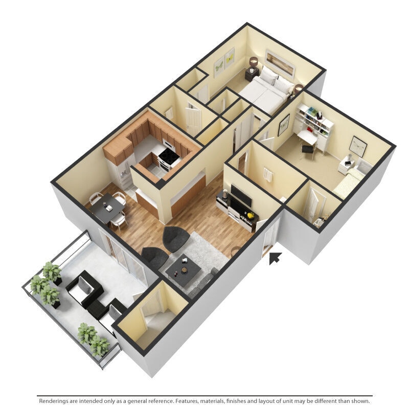 Floor Plan - 2X2B2R