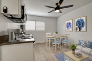 2nd & 3rd floor Kitchen - Casa Linda Apartments