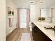 The Modern Bathroom at The MIX - The MIX Luxury Apartments
