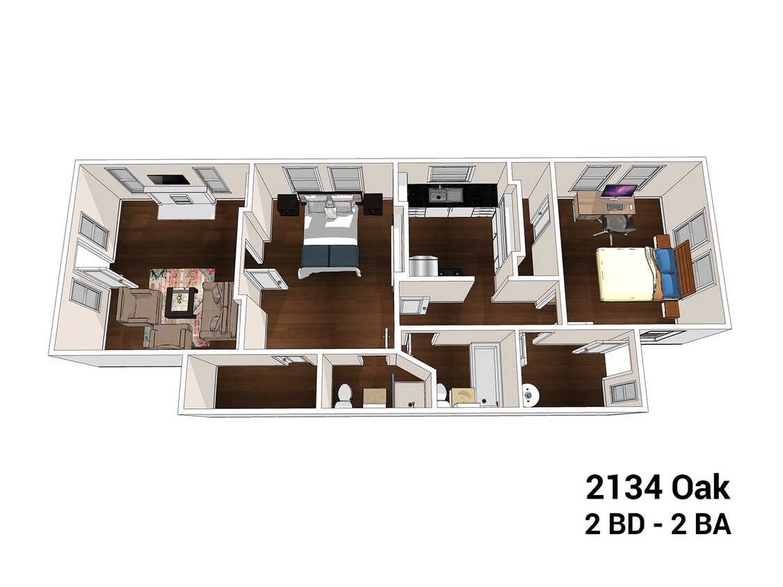 Floor Plan - 2 Bedroom