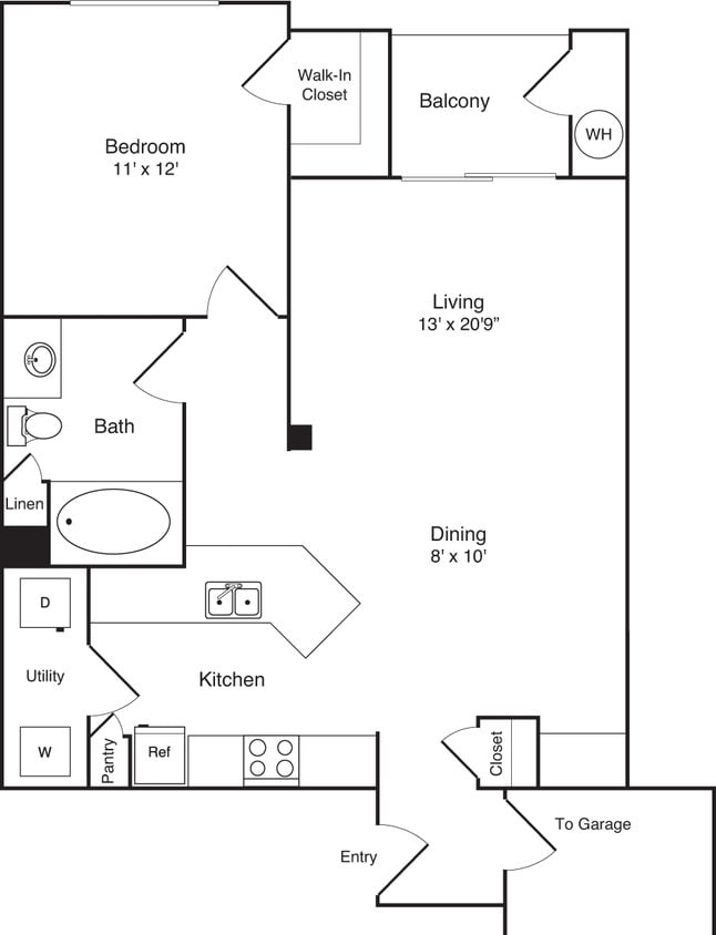 Floor Plan - The Jade - Garage