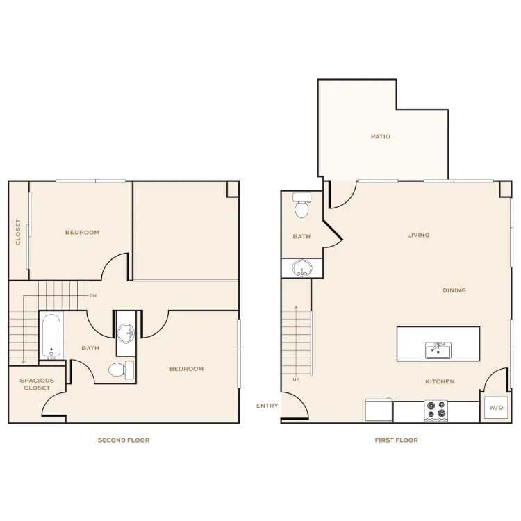 Floor Plan - The Verner Townhome