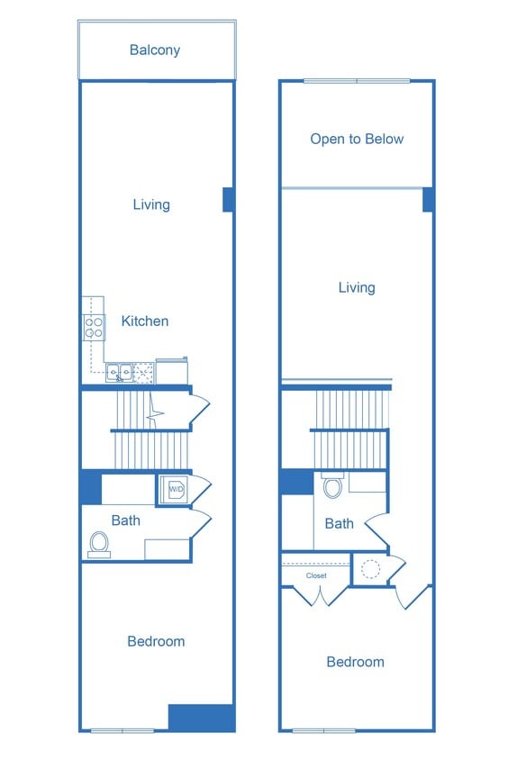 Floor Plan - 2 Bed 2 Bath_2F