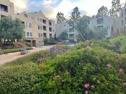 Large courtyard beyond entry gate - 8889 Caminito Plaza Centro Condo Unit 7304