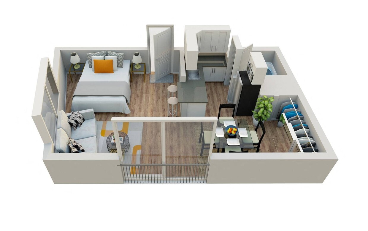 Floor Plan - Efficiency