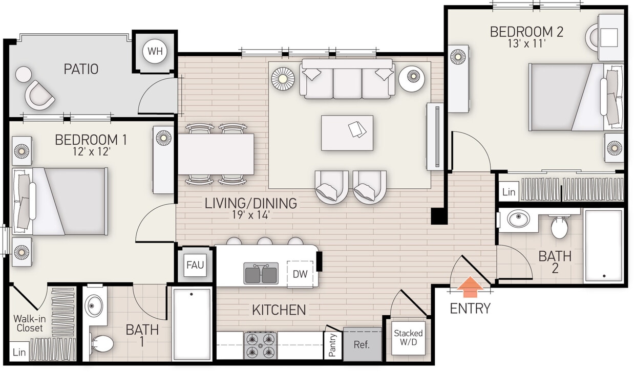 Floor Plan - Posare - Plan J
