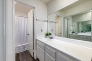 2BR, 2BA - 806SF - Primary Bathroom - Talavera Apartments