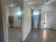 View from kitchen into bdrm and LR - 10500 Hayvenhurst Ave